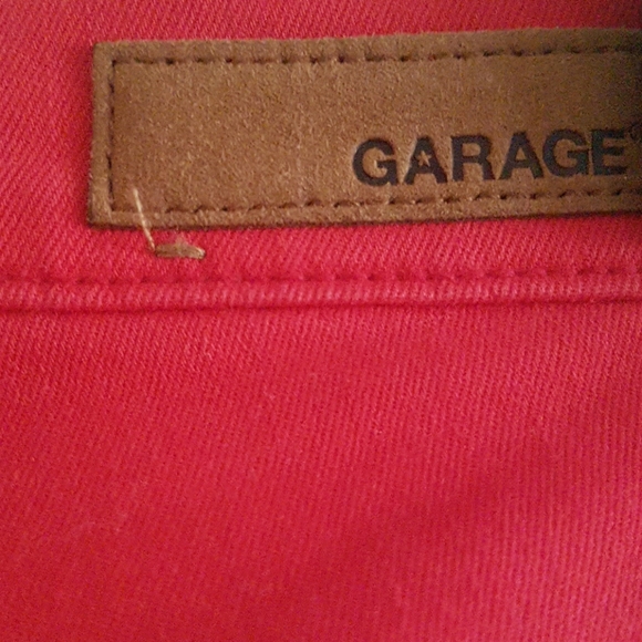 High Waist Red Jeans - Picture 5 of 5